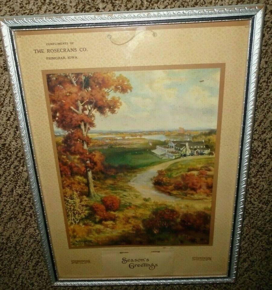 r-atkinson-fox-large-building-flag-cars-road-water-framed