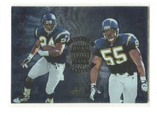 1996 Absolute Quad #25 Terrell Fletcher/Ronnie Harmon/Aaron Hayden/Junior Seau