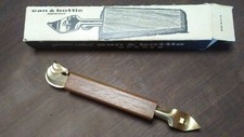 Horse Head Vintage Genuine Walnut Can & Bottle Opener Made in USA