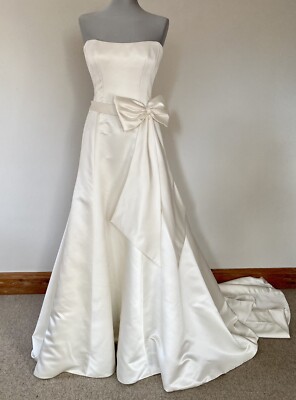 33 ️ Tilly by Alan Hannah | Größe 10/12 | Elfenbein Hochzeitskleid | Brandneu!