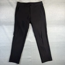 Lululemon ABC Pants Mens 30 Black Slim Fit Chino Tech Warpstreme Commission 