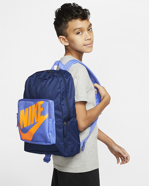 Nike Classic Kids Backpack Navy Blue 