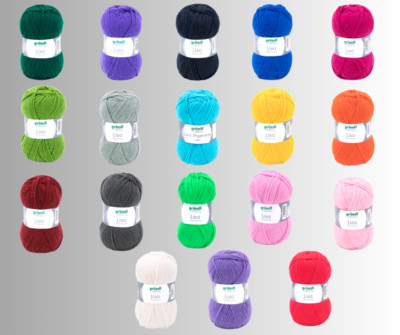 Strickgarn Wolle Gründl Lisa Premium - 50g zum Häkeln und Basteln