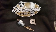 Hotrod Universal Ignition Switch With Aircraft Style Aluminum Bezel