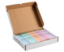 Ticonderoga Pre-Sharpened 2 HB Soft Pastel Colored Pencils 150 Count 