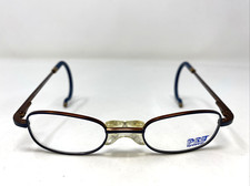 PEZ EYEWEAR LEAPFROG-C NAVY 40-18-120 Blue/Brown Full Rim Eyeglasses Frame OT11