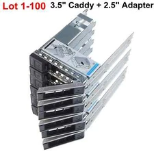 X7K8W 9W8C4 3.5" HYBRID TRAY 2.5" Adapter FOR DELL 14G 15G 16G Server Screws Lot