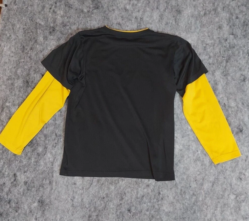 Mizzou Missouri Tigers Shirt Womens 14 16 Nike Dri Fit Long Sleeve Layered - Image 3 of 4