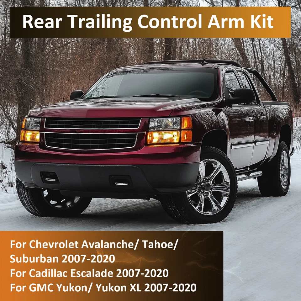 Kit de brazo de control de arrastre trasero para Chevy Tahoe Suburban Cadillac GMC Yukon 07-20 Foto 2 de 4
