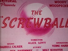 Woody Woodpecker - The Screwball, Universal, Red Color, 1943, 16mm, 400ft Reel