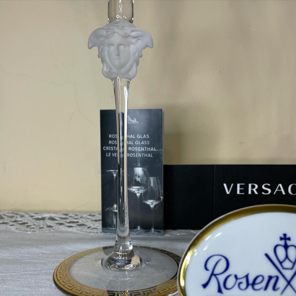 Rosenthal Versace With Gold High 30.5 Cm Perfect Condition