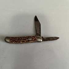 Vintage Imperial 2 Blade Peanut Folding Pocket Knife Made in Usa 1956-88
