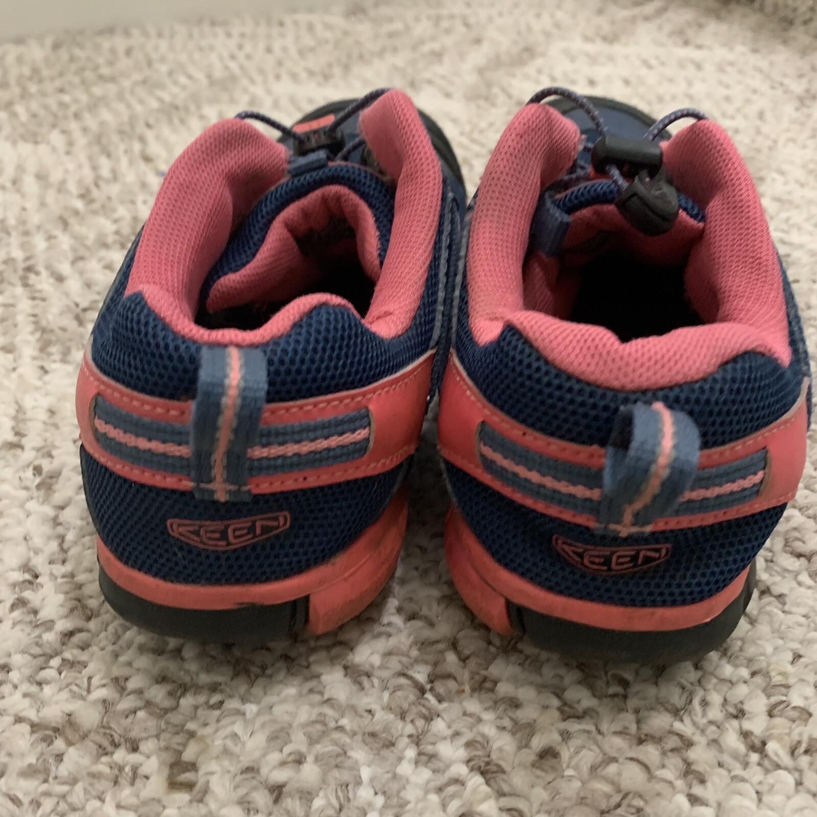 KEEN Scarpe da trekking appassionate da donna blu rosa taglia 6 comode elastiche 011213