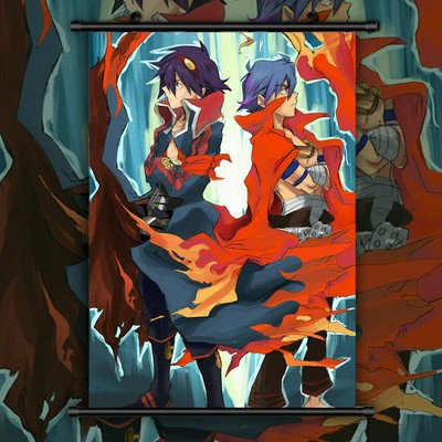 Simon Tengen Toppa Gurren Lagann Wallscroll Poster Kunstdrucke Bider Dru 40 60cm Ebay