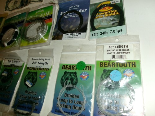 Lot of 13 Assorted Sink Head, Mini-Head Kit. Etc. Fly Fishing - NOS* - Picture 5 of 5