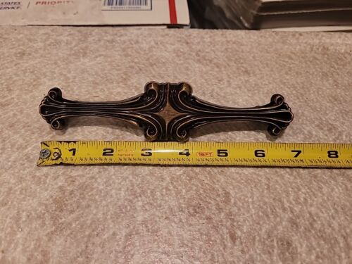 Vintage Hand polished Brass finish Drawer Pulls 5.25 In CC - Picture 7 of 8