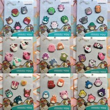 Crocs Handmade jibbitz 5pc Squishmallow Patty Cow Unicorn Duck Shoe Charms Set