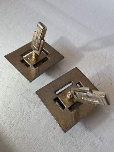 Vintage Jasper Sterling Silver CUFFLINKS - Picture 5 of 8