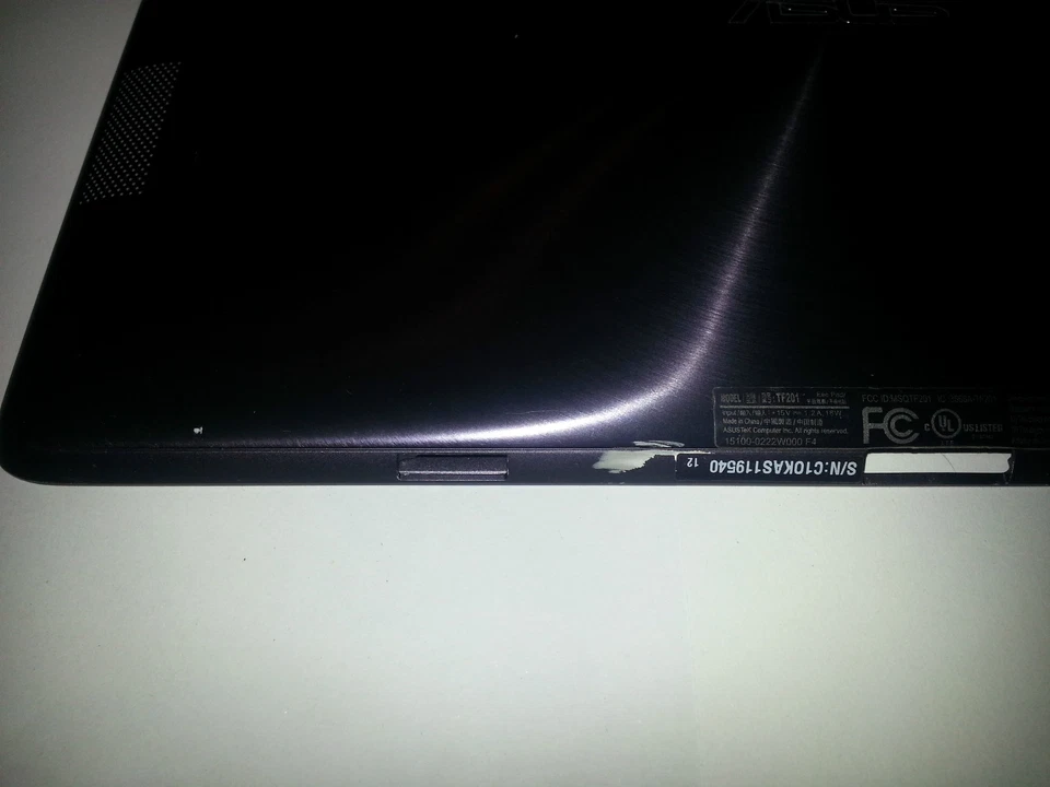 REAR Housing COVER 13GOK0A2AM012-30 for tablet ASUS EEE PAD TRANSFORMER TF201 - Image 3 of 4