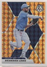 2021 Panini Mosaic Reactive Orange Mosaic Prizm Brandon Lowe #175 0a3