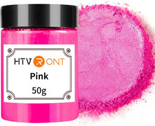 HTVRONT Pink Mica Powder for Epoxy Resin - 1.76 oz/50g Mica Pigment Powder
