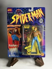 Marvel Toy Biz SPIDER-MAN Peter Parker With Camera Figure Factory Sealed 1994