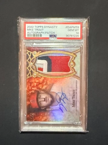 2022 Dynasty Mike Trout Auto /10 POP 1