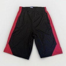 Athletic Youth Shorts - For Outdoor Activities, Black And Red, Sz 18 -Ships Free