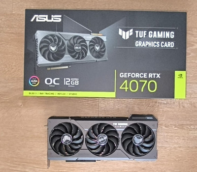 ASUS TUF Gaming GeForce RTX 4070 12GB GDDR6X OC Edition - TOP Zustand