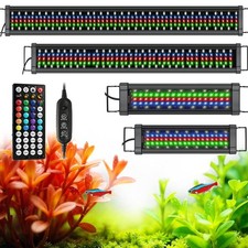 31-153cm Iluminación Acuario RGB LED 24/7Temporizador MODO TODO EL DÍA Luz Espectro Completo