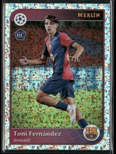 2025 MERLIN UEFA CHAMPIONS LEAGUE TONI FERNANDEZ RC FC BARCELONA #35 REFRACTOR