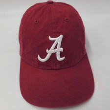 Alabama Crimson Tide Hat Strapback 47 Brand Clean Up Red White NCAA University