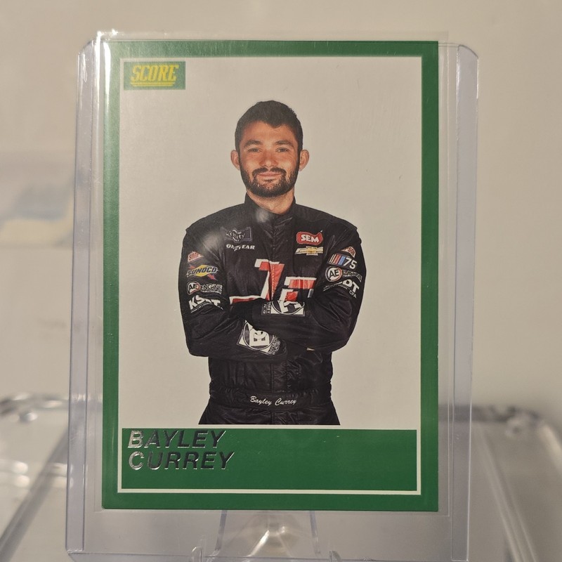 Panini 2023 Chronicles Score Racing Bayley Currey #9 Jd Motorsports NASCAR Card