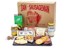Dan the Sausageman Juneau Gourmet 8 items Gift Basket - Original Summer... 