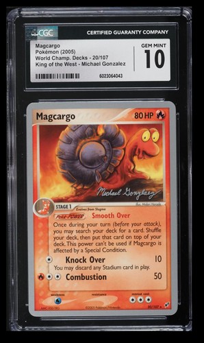 Magcargo graded CGC 10 for sale on eBay