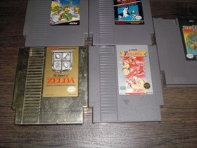 5x NES Super Mario Bros The Legend of Zelda TMNT Hydlide Track Field Nintendo