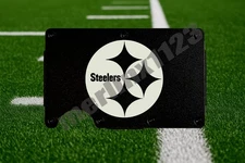 PJHS Steelers Thin Metal RFID Blocking Slim Wallet  Laser Pittsburgh Engraved