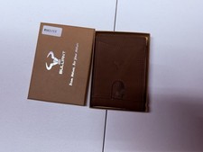Brown Bulliant Bifold Mens Wallet with ID Win...