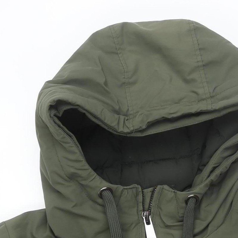 Zara Basic Women's Green Puffer Jacket S - image 8