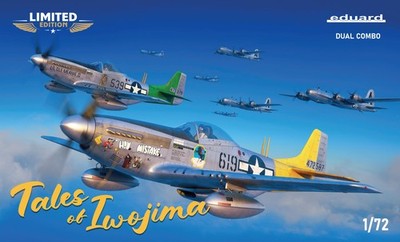 Eduard 2152 P-51D 'Tales of Iwo jima' Dual Combo Ltd Edition 1/72 Scale Kits