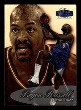 1998 Flair Showcase Row 3 Bryon Russell #87 Utah Jazz