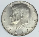 # C189   U.S.   COIN,     KENNEDY HALF DOLLAR   1967