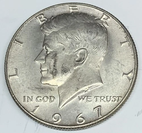 # C189   U.S.   COIN,     KENNEDY HALF DOLLAR   1967