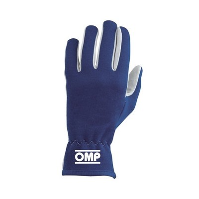 OMP Racing Blue Rally Gloves - Size L