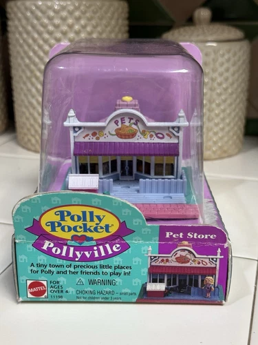 1994 Bluebird Toys Vintage Polly Pocket Pollyville Pet Store