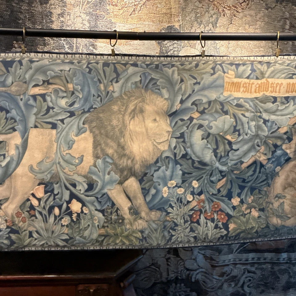 Mini The Forest William Morris tapeçaria lembrança tecido impressão réplica 104 polegadas - Imagem 3 de 4