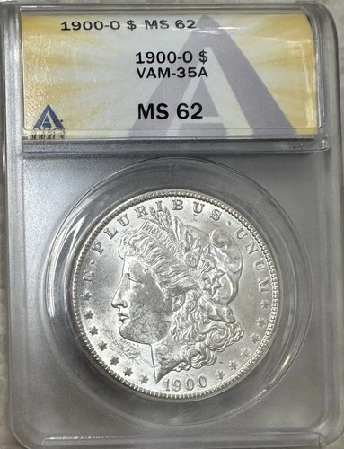 1900-O $1 Silver Morgan Dollar MS 62 ANACS VAM-35A Rare