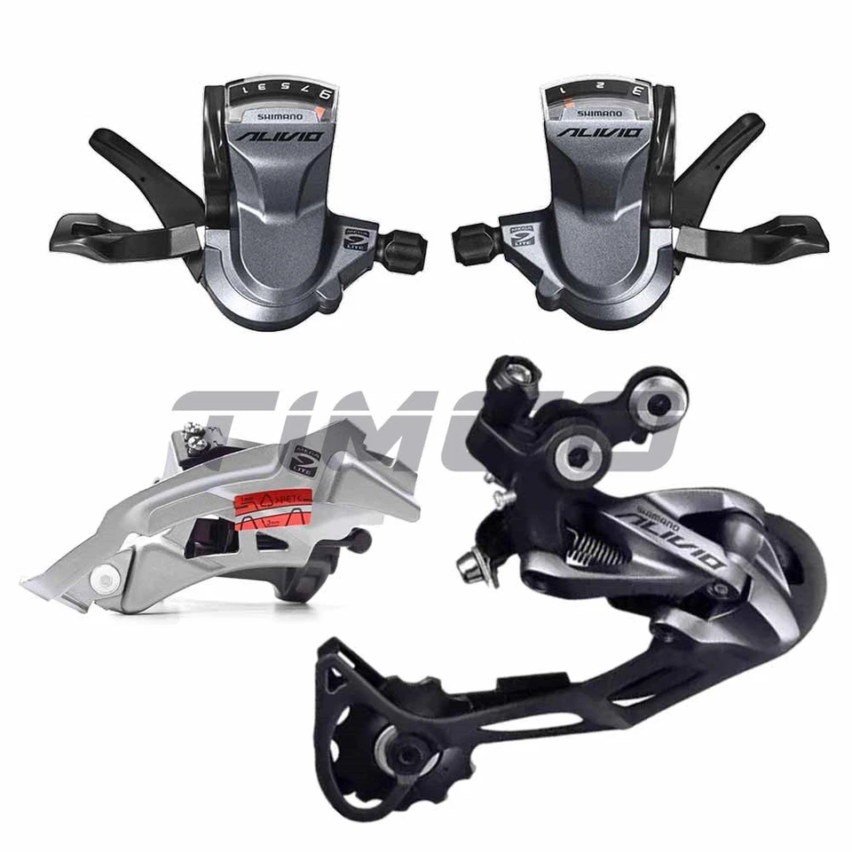 Shimano Alivio 3×9 Speed Groupset FC-M4050 MT500 M4000 Derailleur Shifter HG400 - Image 3 of 4