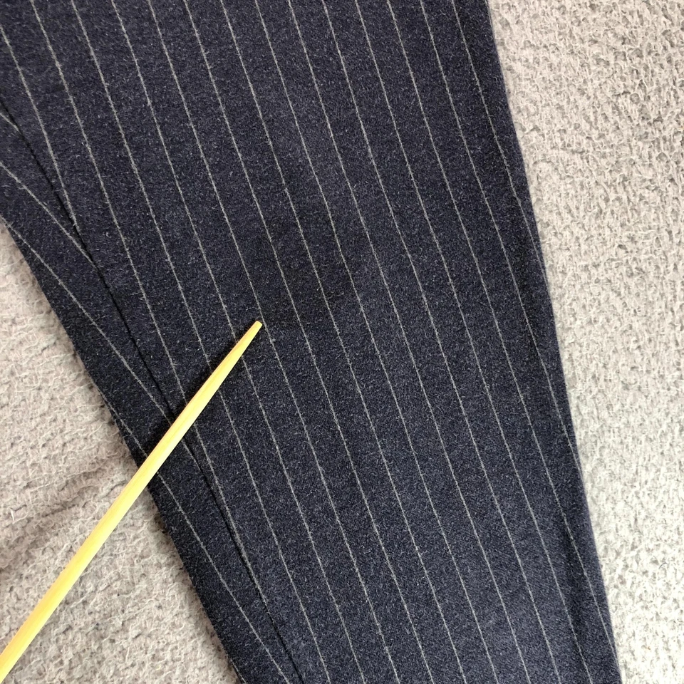 Pantalones de chándal Polo Ralph Lauren para hombre pequeños grises a rayas algodón con puños al tobillo Foto 4 de 4