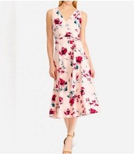 RALPH LAUREN Women's Floral Sleeveless Dress Size 8 NWT